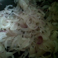 Fat Free Four 'C's Soup - Step 2 Onions sweating in own moisture