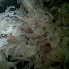 Fat Free Four 'C's Soup - Step 2 Onions sweating in own moisture
