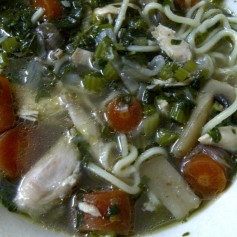 Flavourful Broth of Chicken, Noodles and Vegetables