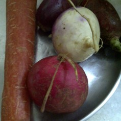 Vegetables used in Ragi Dhokla
