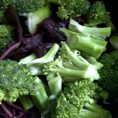Fat Free Soup of Broccoli & Amaranth Leaves