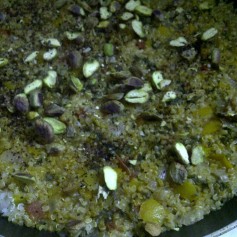 Quinoa With Pepper & Pistachio