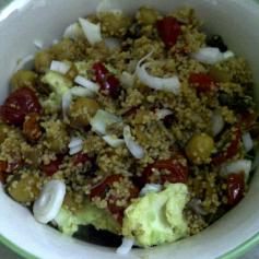 Couscous with Avocado & Chickpea