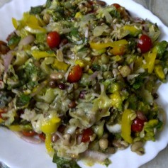 Fragrant Summer Salad of Sprouted Mixed Beans